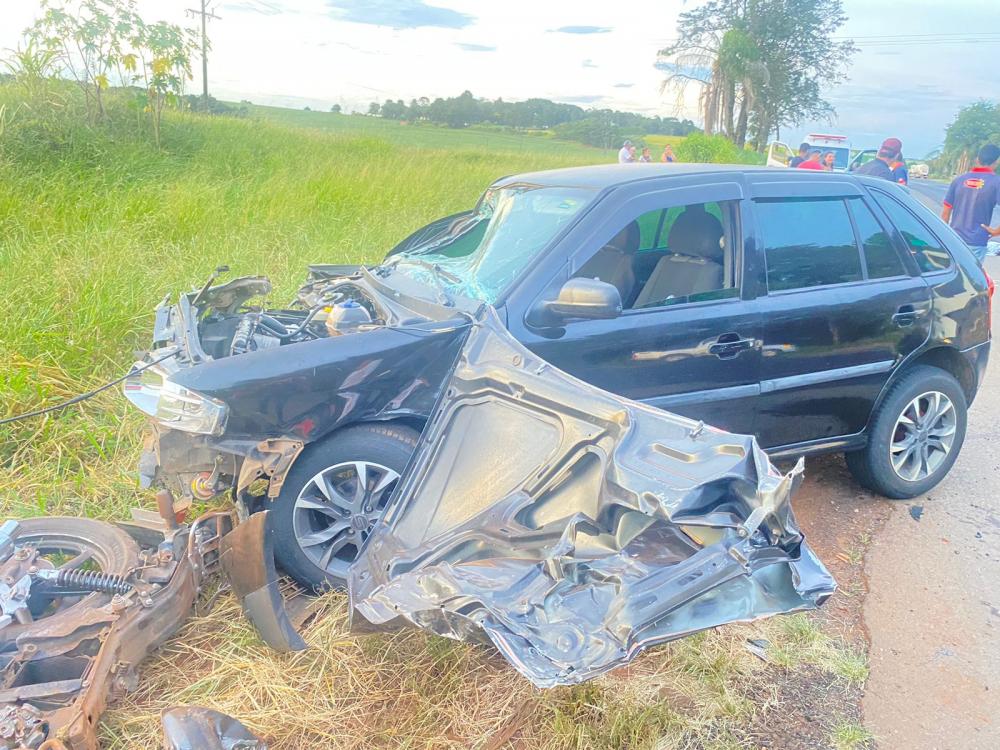 Morre segunda vítima do acidente entre moto e carro na PR-092