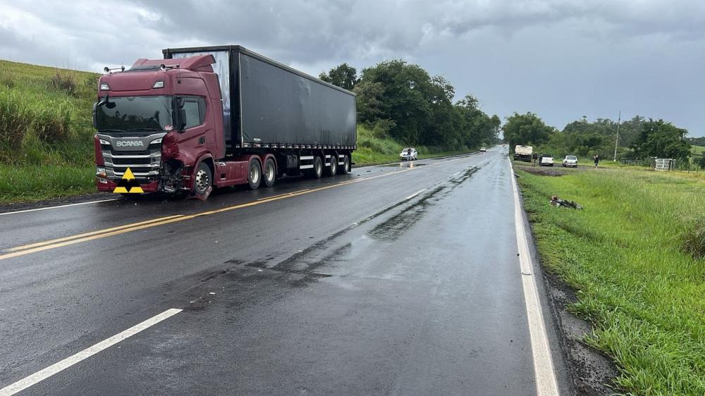 Acidente mata motociclista na PR-092 em Siqueira Campos