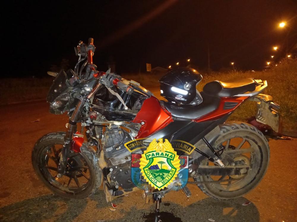 Colisão entre moto e caminhonete mata jovem no Norte Pioneiro