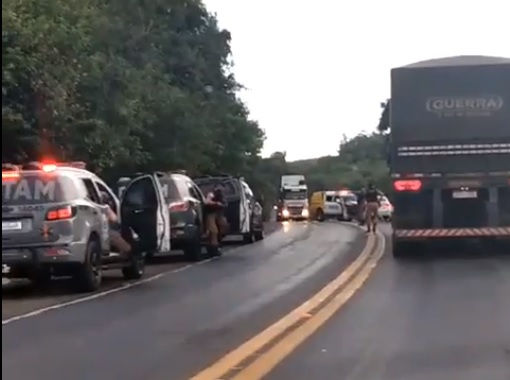 Perseguição policial na BR-153 assusta motoristas no Norte Pioneiro