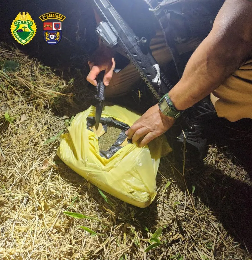 Homem é preso com 2 kg de maconha na PR-092