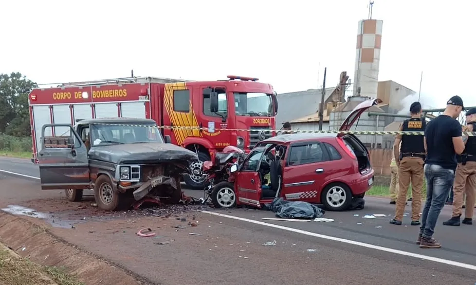 Morre policial vítima de acidente entre carro e caminhonete no Norte Pioneiro
