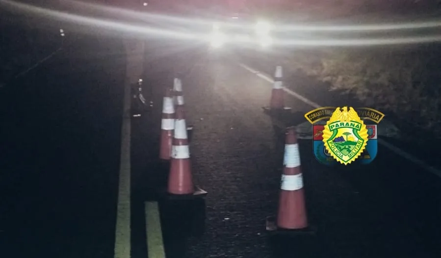 Pedestre morre após ser atropelado por motociclista sem habilitação