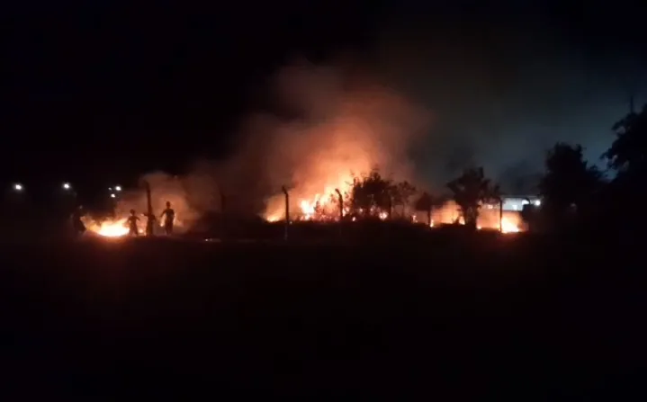Incêndio na mata assusta moradores de Wenceslau Braz