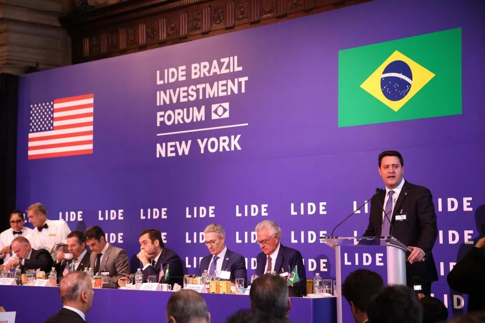 Ratinho Jr apresenta vocações do Paraná e investidores em Nova York