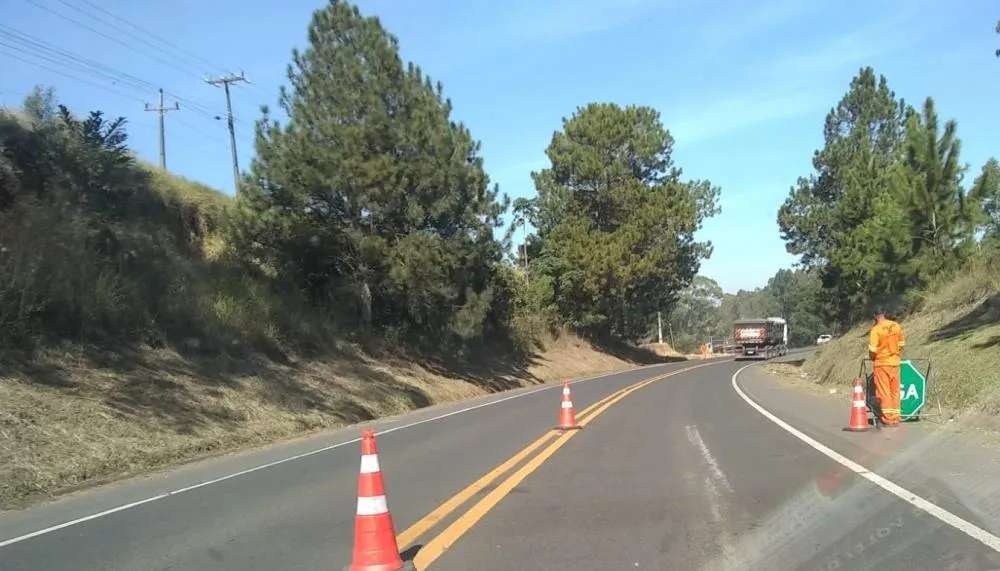 EPR Litoral Pioneiro realiza obras na PR-092 em Wenceslau Braz