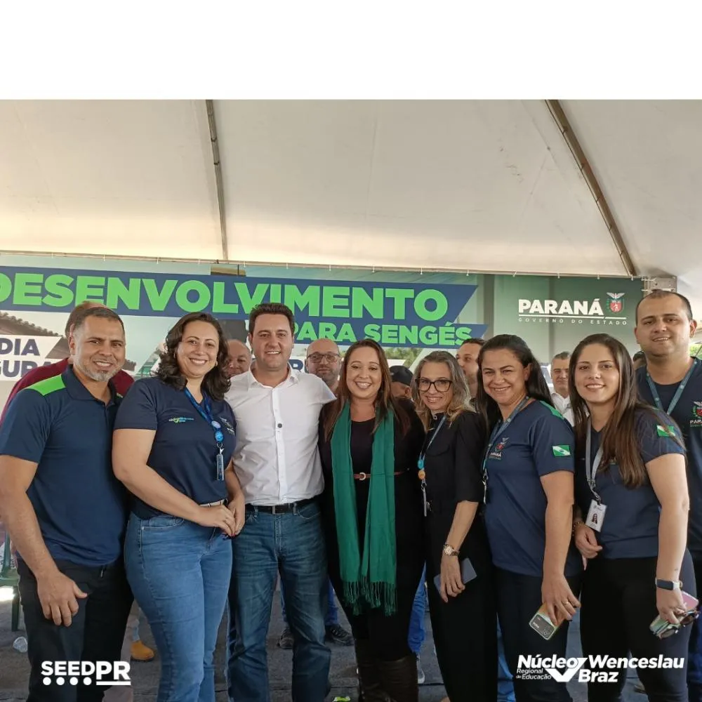 Governador participa do início das obras em Colégio Estadual de Sengés