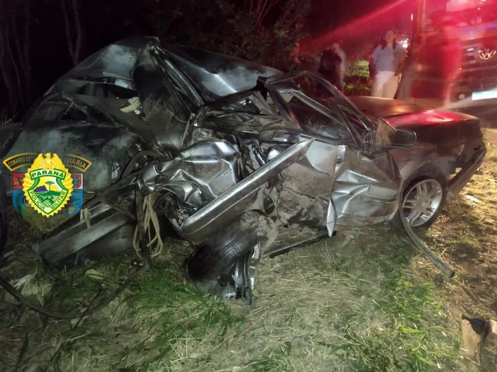 Acidente mata motorista na PR-092
