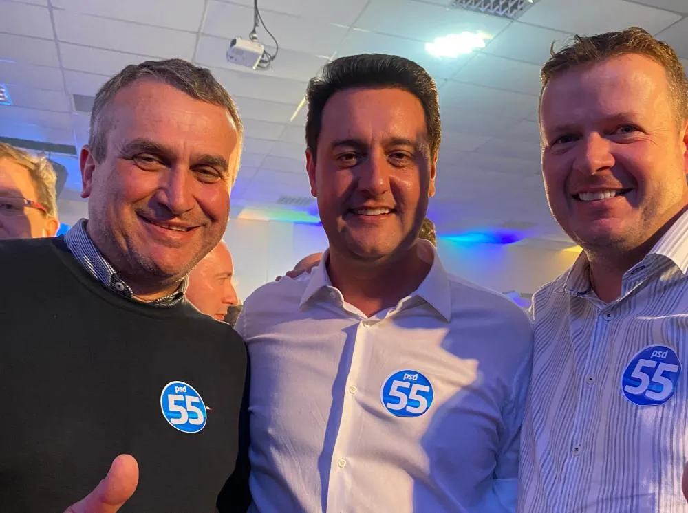 Irani Barros e Potinho recebem apoio de Ratinho Junior em encontro do PSD