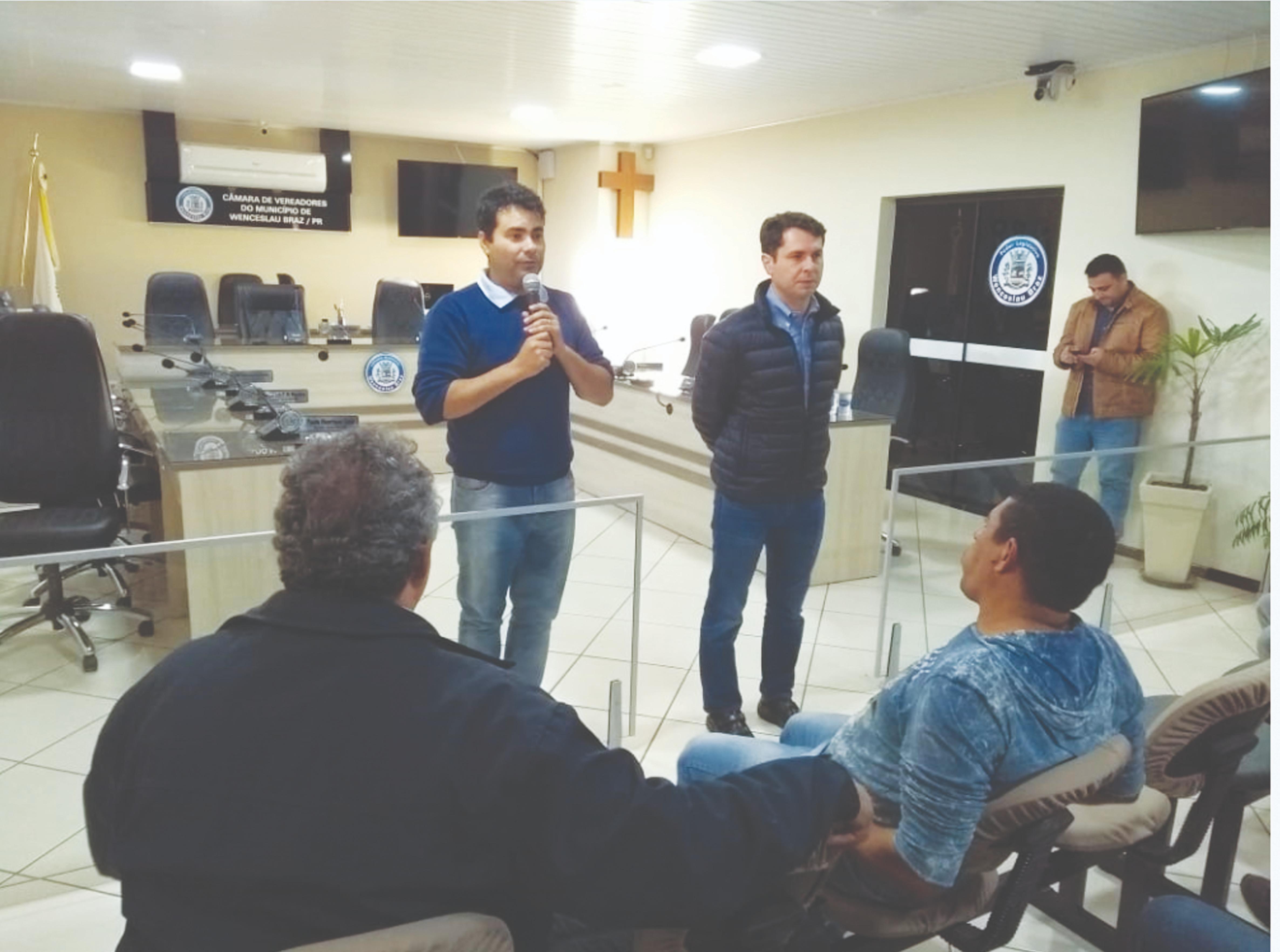 Alexandre Curi visita W. Braz para comemorar início iminente das obras no hospital