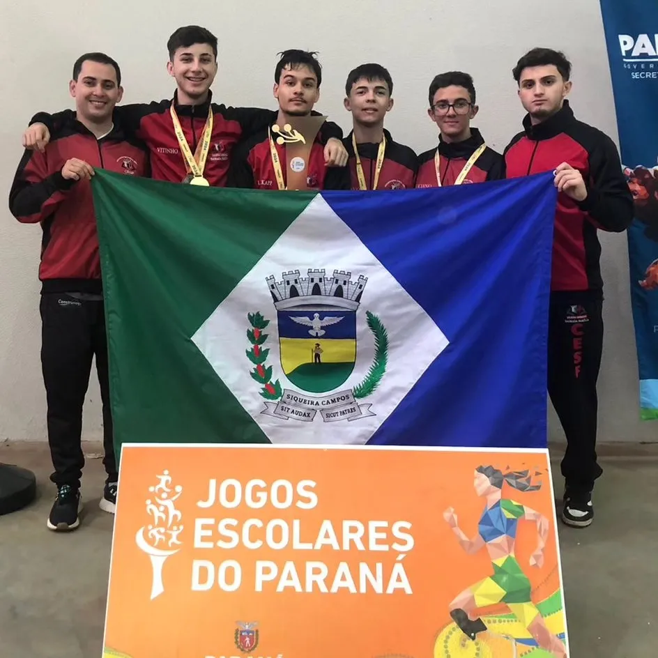 Colégio de Siqueira Campos é bicampeão de Xadrez nos Jogos Escolares do Paraná