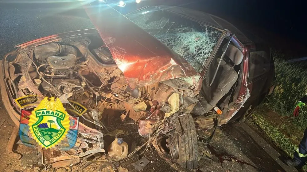 Acidente mata motorista em Santana do Itararé