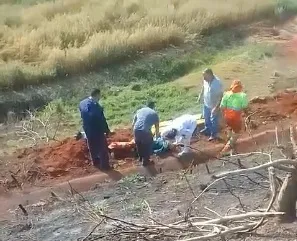 Trabalhador fica em estado grave após ser atropelado na PR-092