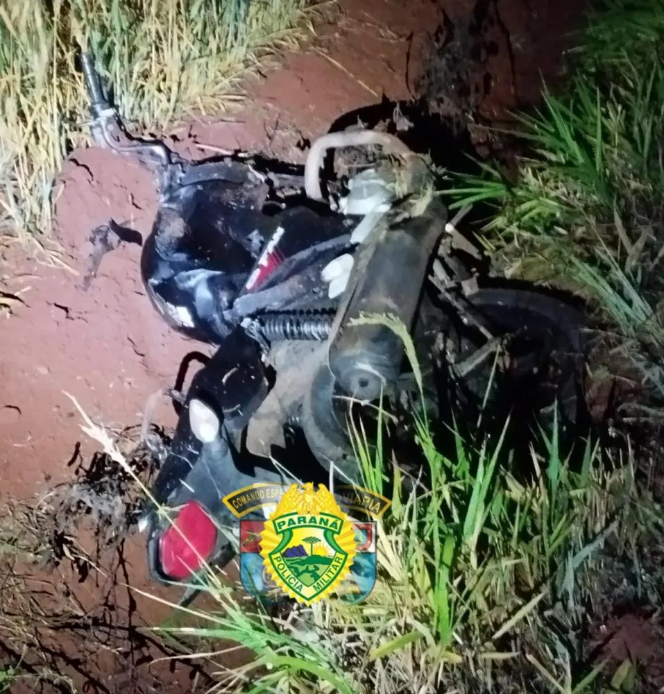 Colisão entre carro e moto mata homem no Norte Pioneiro