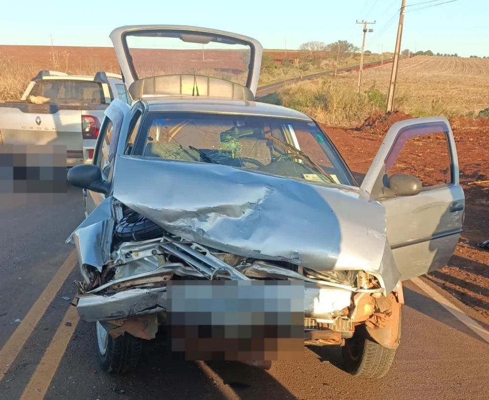 Acidente em Bandeirantes deixa idosos e homem feridos