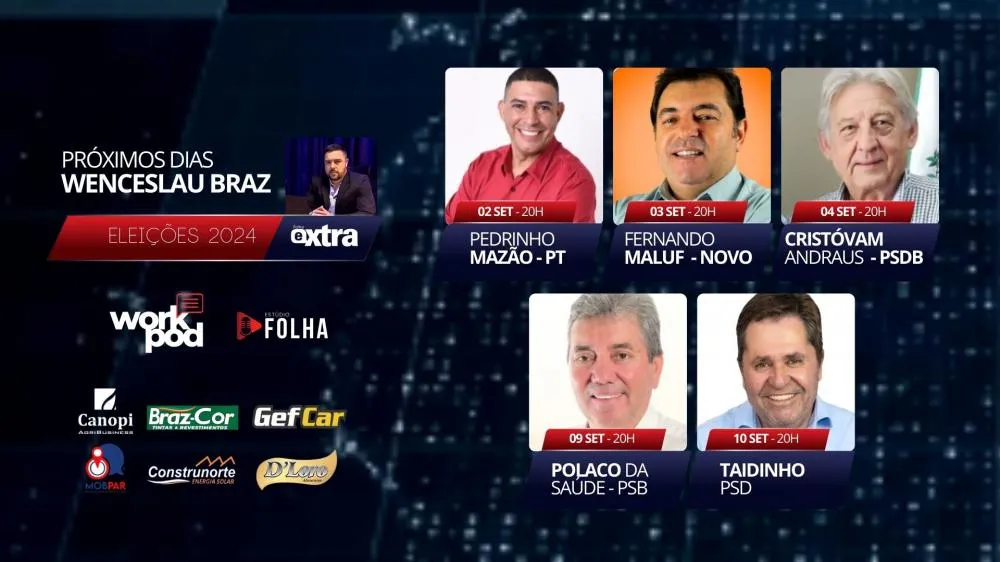 Folha Extra inicia hoje série de entrevistas com os candidatos a prefeito de Wenceslau Braz