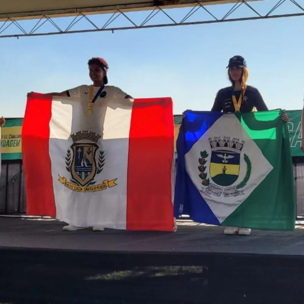 Atletas de Siqueira Campos brilham em campeonato nacional de Canoagem