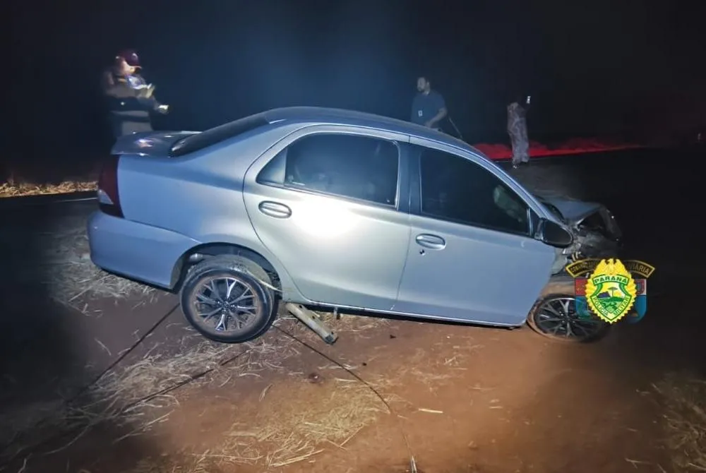 Padre se envolve em acidente em rodovia do Norte Pioneiro