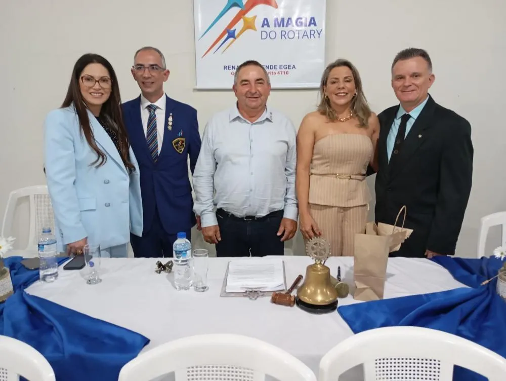 Governador do Rotary Club visita Wenceslau Braz