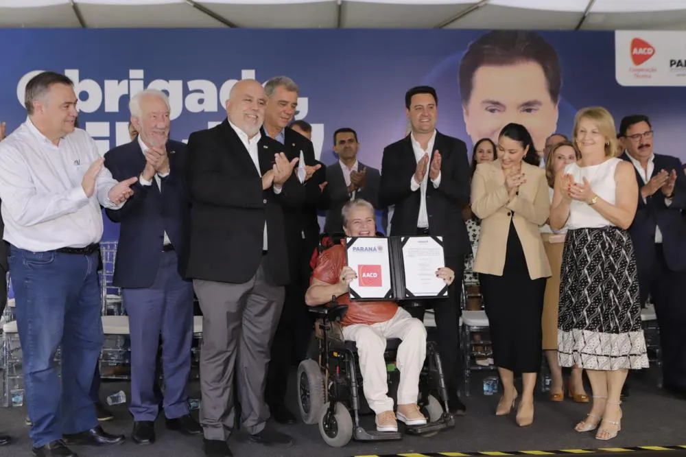Governador e AACD anunciam construção do complexo de reabilitação Silvio Santos