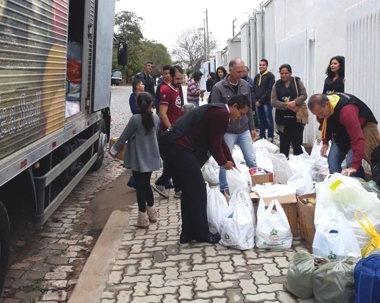 Ministério entrega mais de uma tonelada de alimentos à famílias afetadas por temporal em Sengés