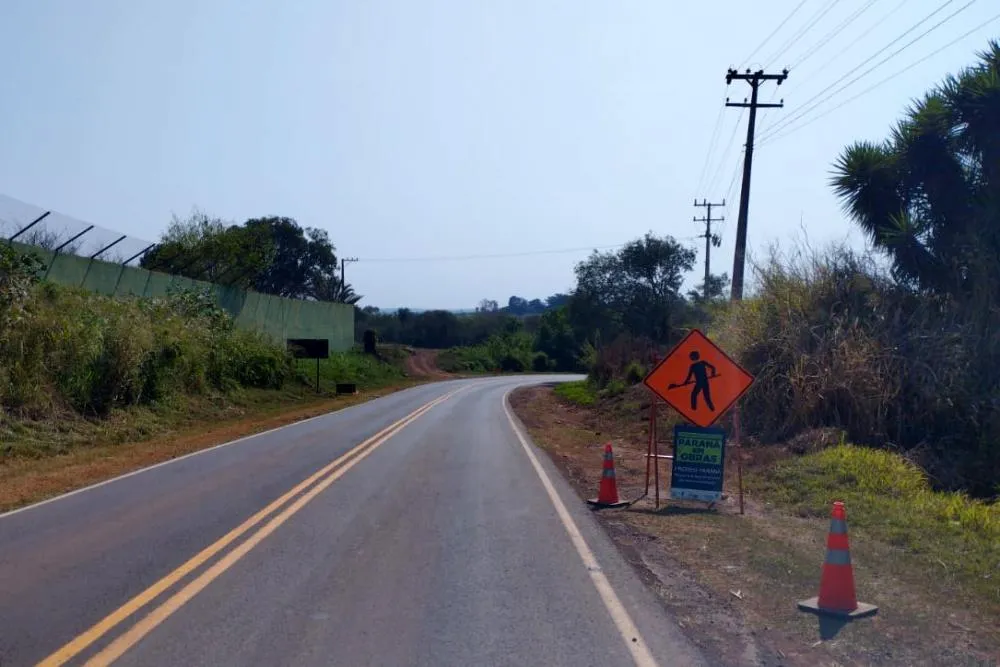 DER promove melhorias em mais uma rodovia no Norte Pioneiro