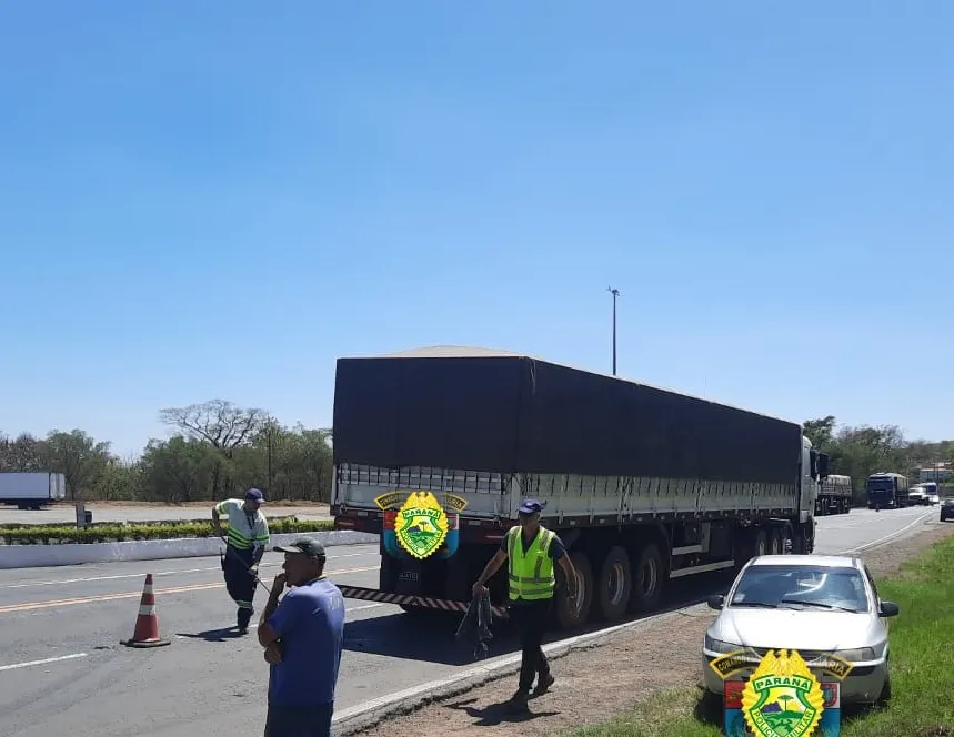 Colisão entre carro e caminhonete deixa feridos na PR-092