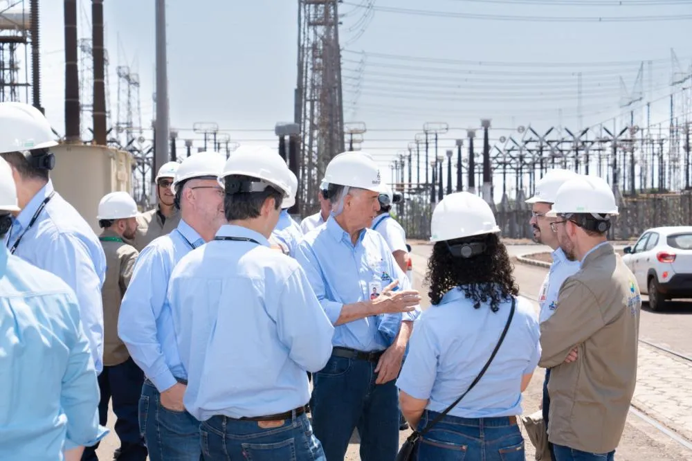 Itaipu e Eletrobras visitam obras do projeto de revitalização do sistema HVDC
