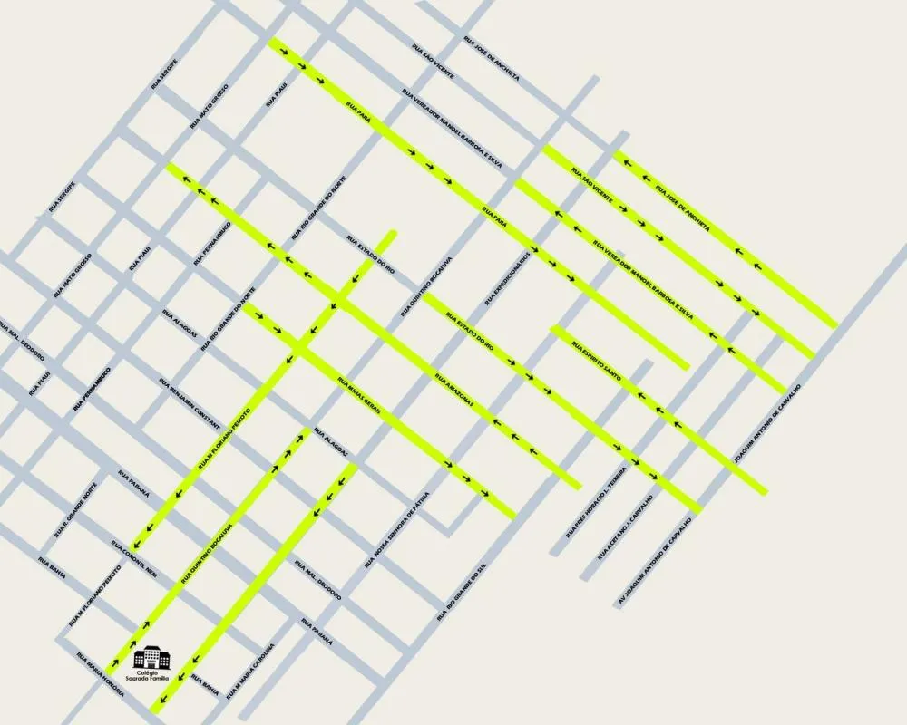 Siqueira Campos conta com nova sinalização de trânsito a partir de hoje