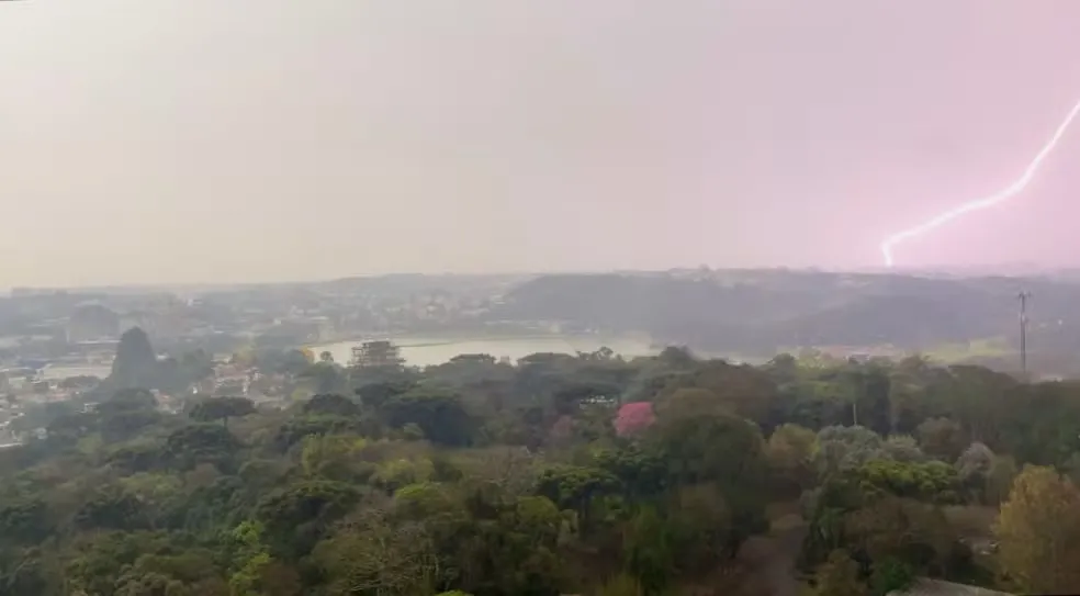 Ciclone extratropical pode causar fortes ventos e temporais no Paraná nesta quinta-feira