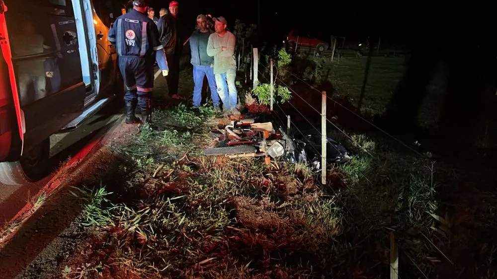 Acidente mata motociclista em Ibaiti