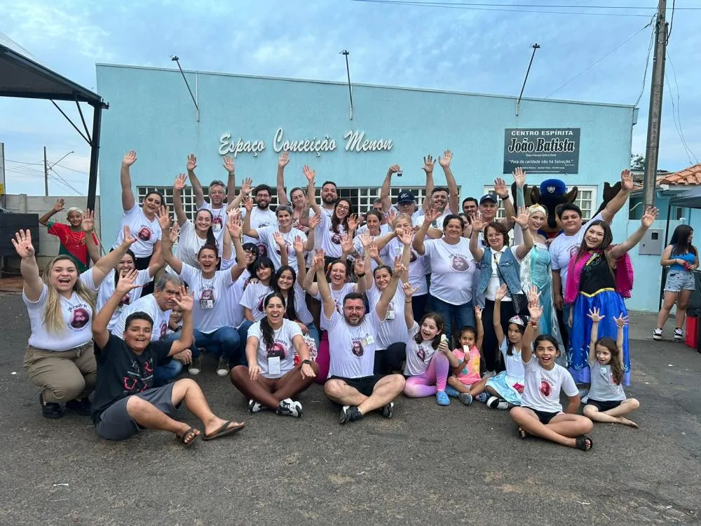 Centro Espírita João Batista leva diversão para centenas de crianças em Wenceslau Braz