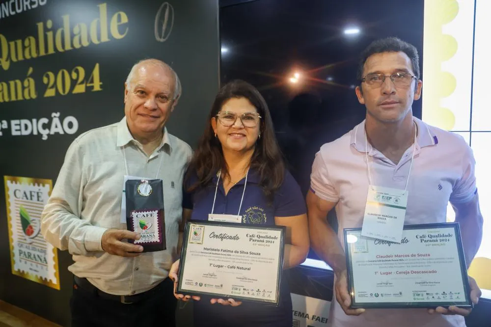 Produtores de Tomazina são destaque do Concurso Café Qualidade Paraná