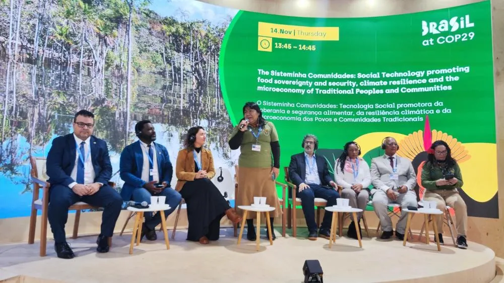 Itaipu discute apoio a comunidades indígenas em painel da COP29, no Azerbaijão