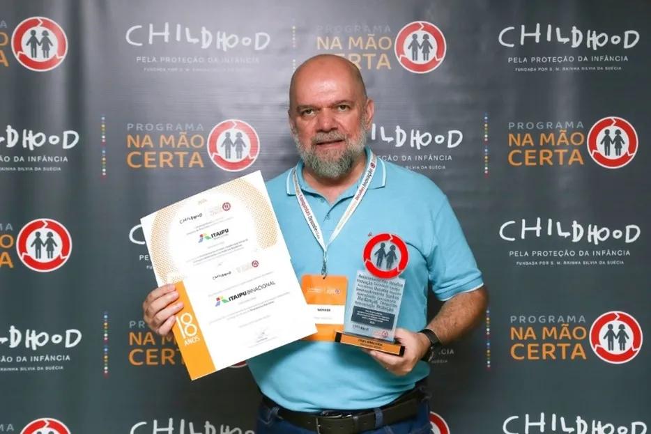 Childhood Brasil reconhece a Itaipu pelos 18 anos de parceria