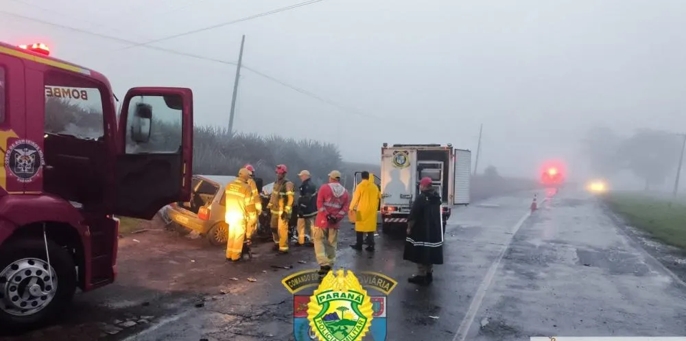 Menina de 14 anos morre em acidente na PR-092