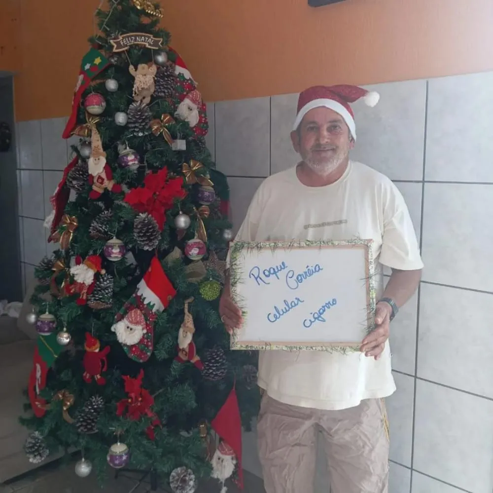 Lar de Idosos promove campanha de Natal para arrecadar presentes em Wenceslau Braz
