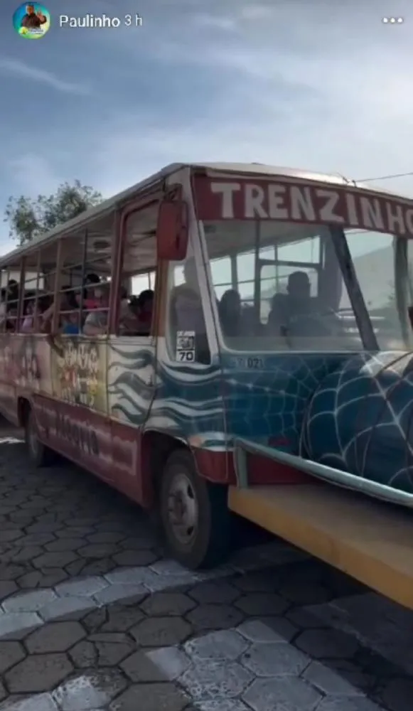 Santanenses se revoltam após trenzinho da prefeitura ser flagrado em Salto do itararé