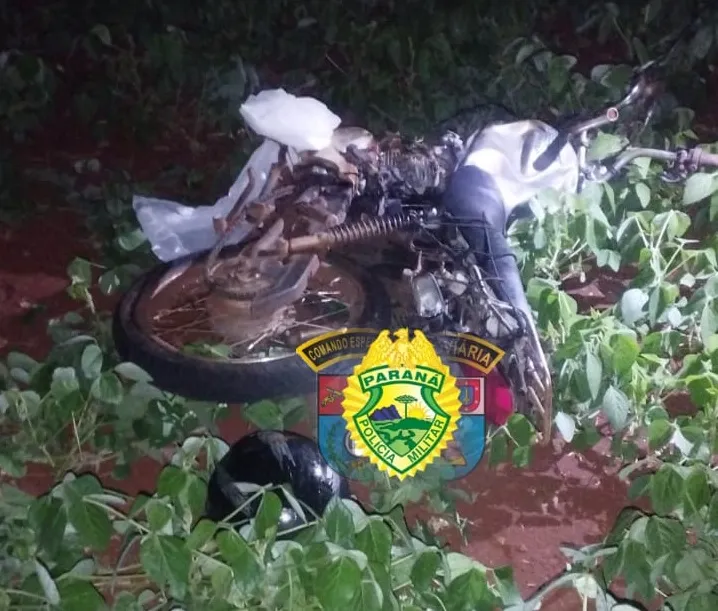 Colisão entre carro e moto mata homem no Norte Pioneiro