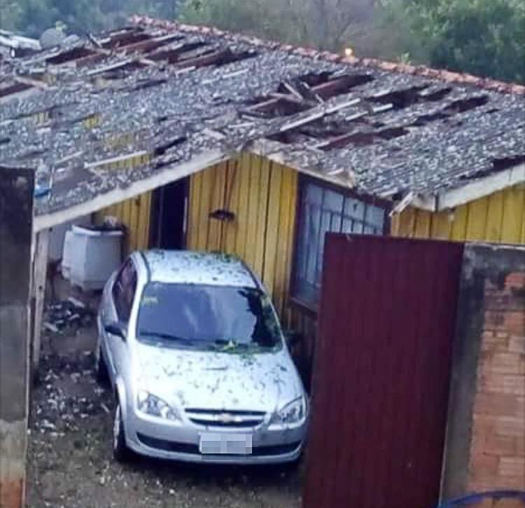 Chuva de granizo afeta mais de 300 famílias em Sengés