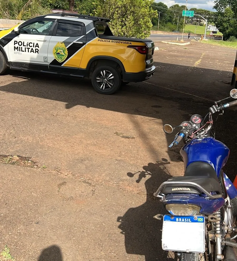 Homem é preso com motocicleta adulterada em Siqueira Campos