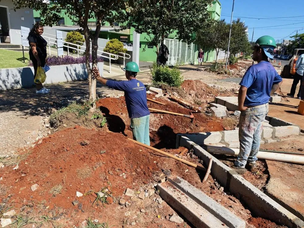 Prefeitura de Arapoti promove revitalização da Rua Telêmaco Carneiro