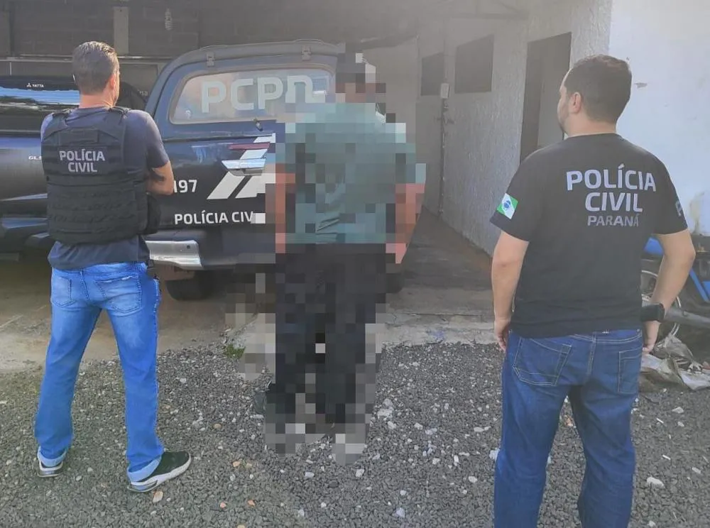 Polícia prende homem que estuprou menina de sete anos em Santo Antônio da Platina