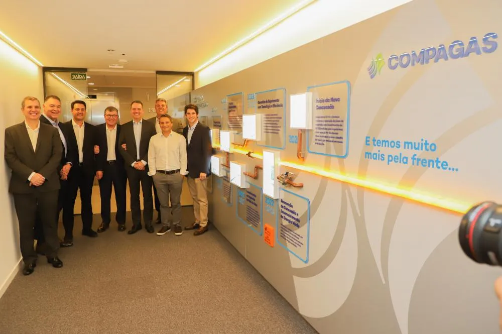 Ratinho Junior participa de reunião na Compagas e conhece planos de investimentos da companhia