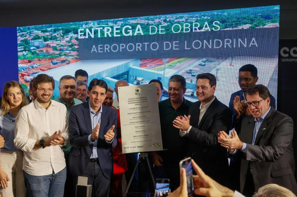 Governador participa da inauguração da ampliação do aeroporto de Londrina
