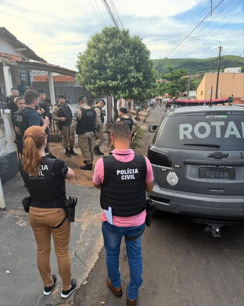 Operação policial termina com quatro presos em Santo Antônio da Platina