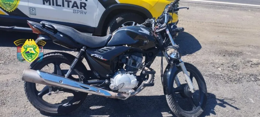 Acidente deixa motociclista ferido na PR-092