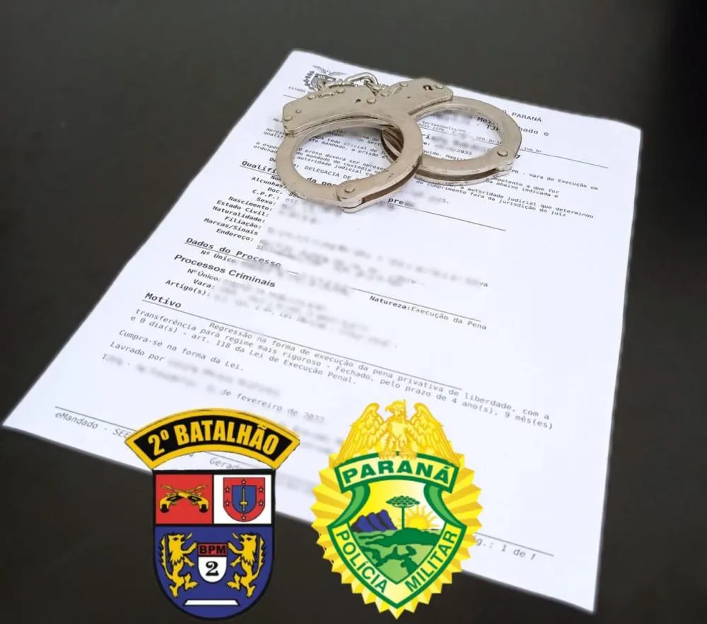 Foragido da justiça é preso pela Polícia Militar em Jacarezinho