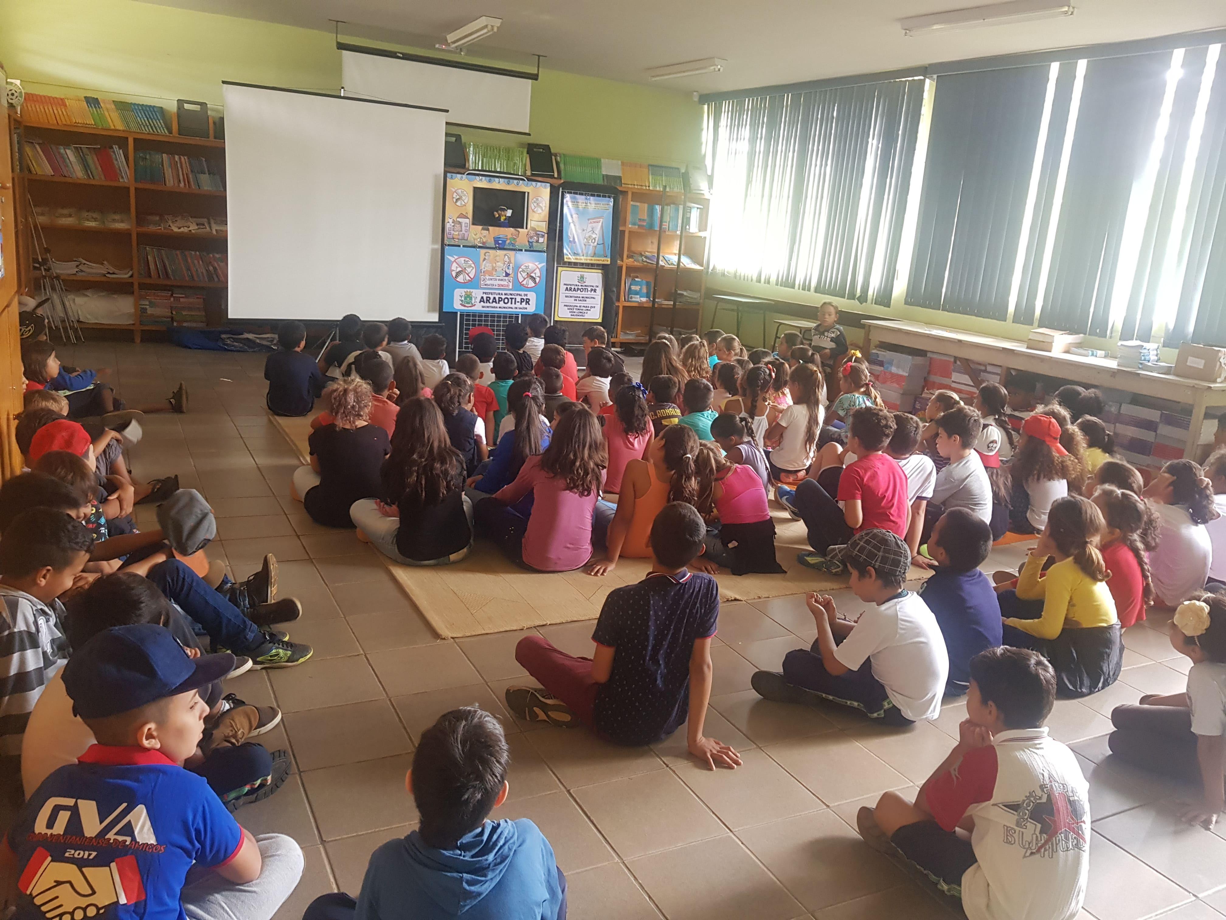 Controle de Endemias realiza trabalho educativo em escolas de Arapoti