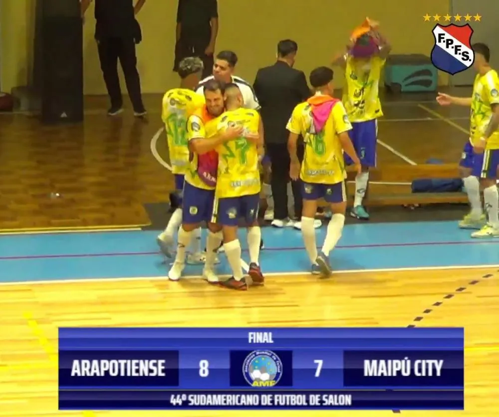 Seleção Arapotiense estreia no Sul-Americano com vitória sufocante contra o Chile